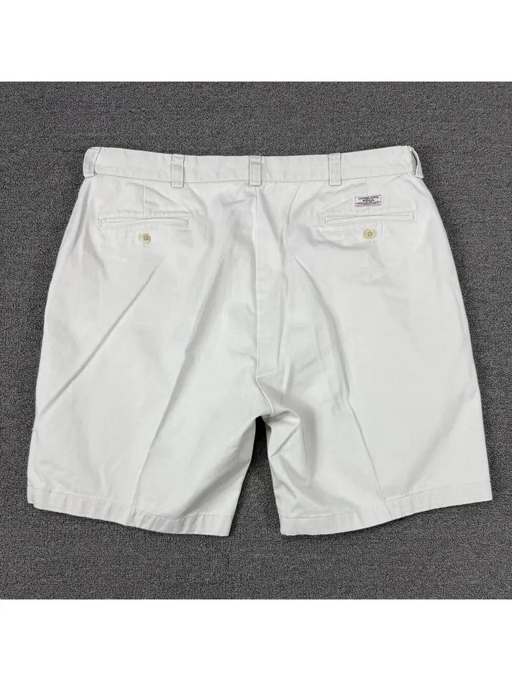 Polo Ralph Lauren Philip Short Mens 34 Khaki Tan Cotton Chino Shorts Flat Front - Picture 2 of 8